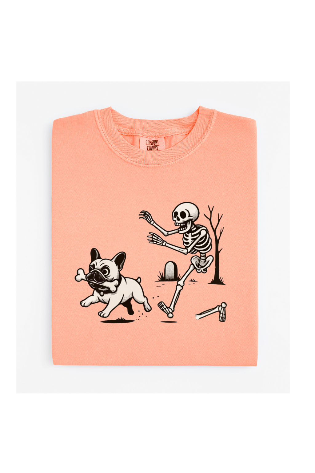 FRENCHIE STEALS SKELLYS BONE