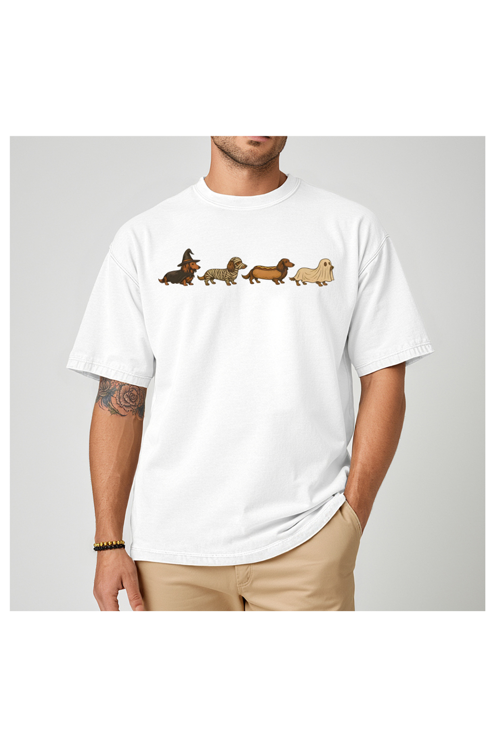 ADORABLE DACHSHUND HALLOWEEN TEE