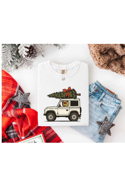 JEEP & DOG CHRISTMAS