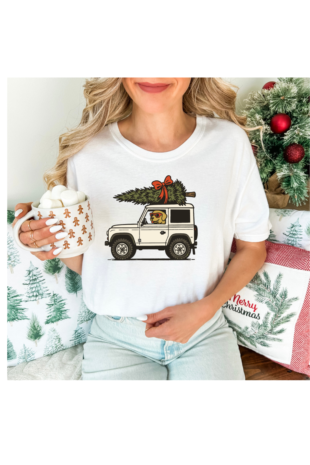 JEEP & DOG CHRISTMAS