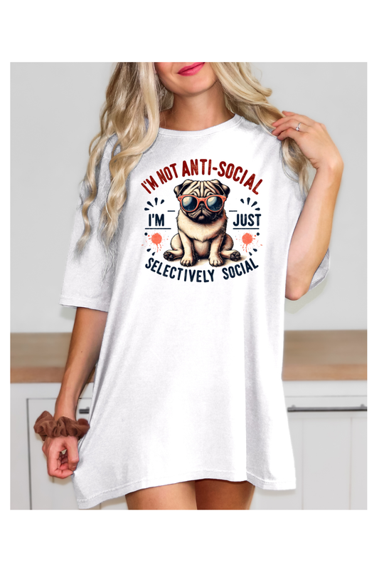 NOT ANI-SOCIAL PUG