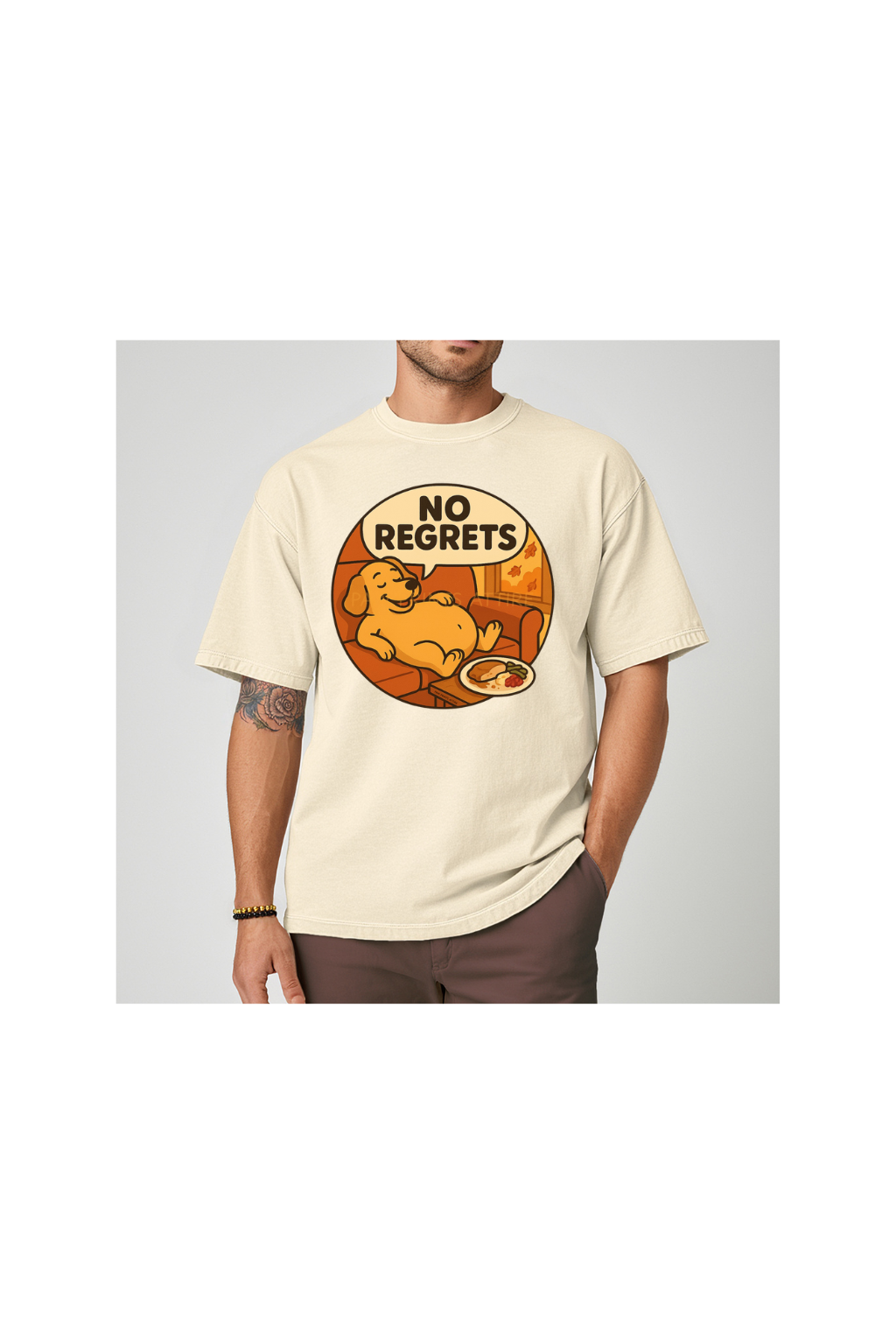 NO REGRETS DOG THANKSGIVING