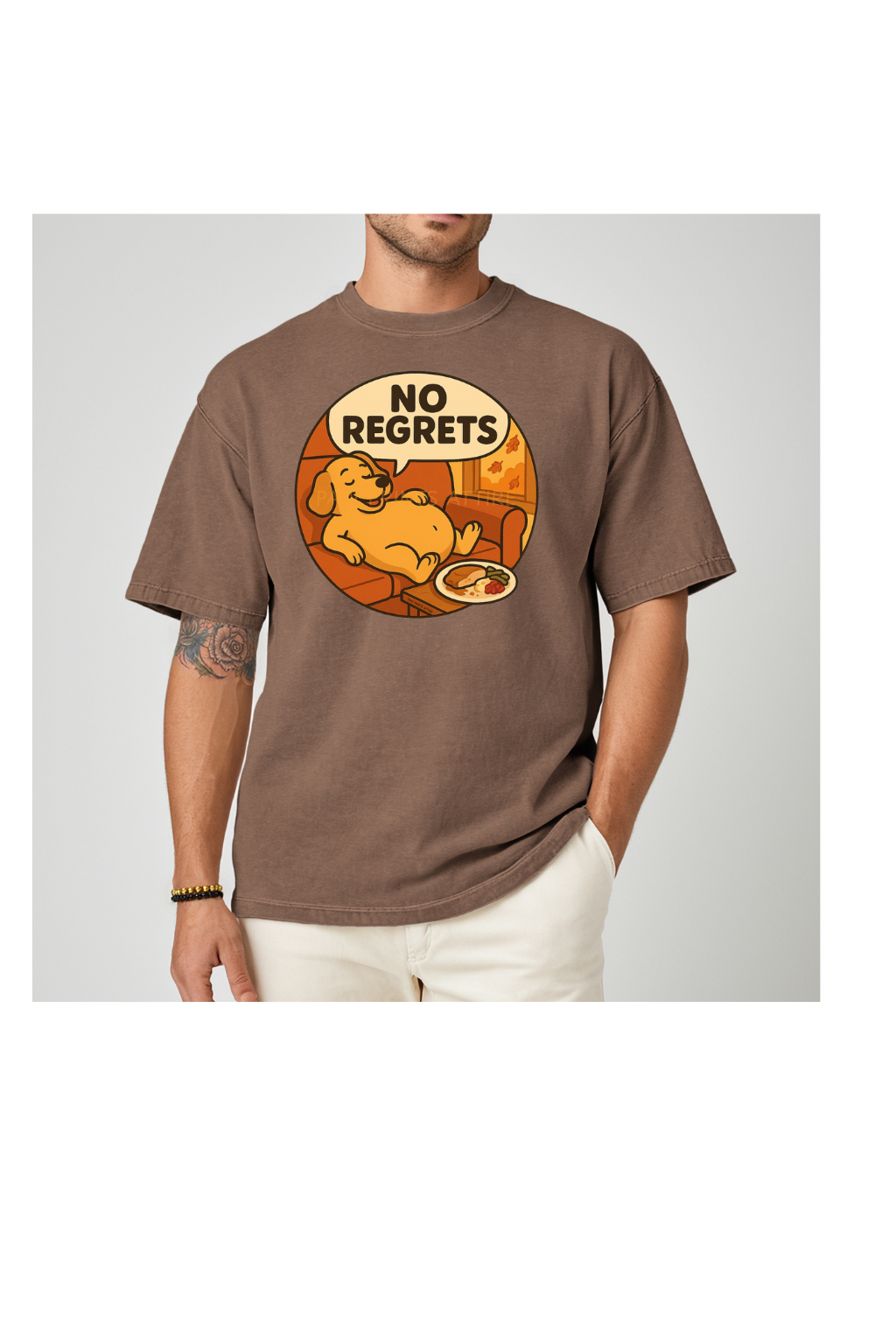 NO REGRETS DOG THANKSGIVING