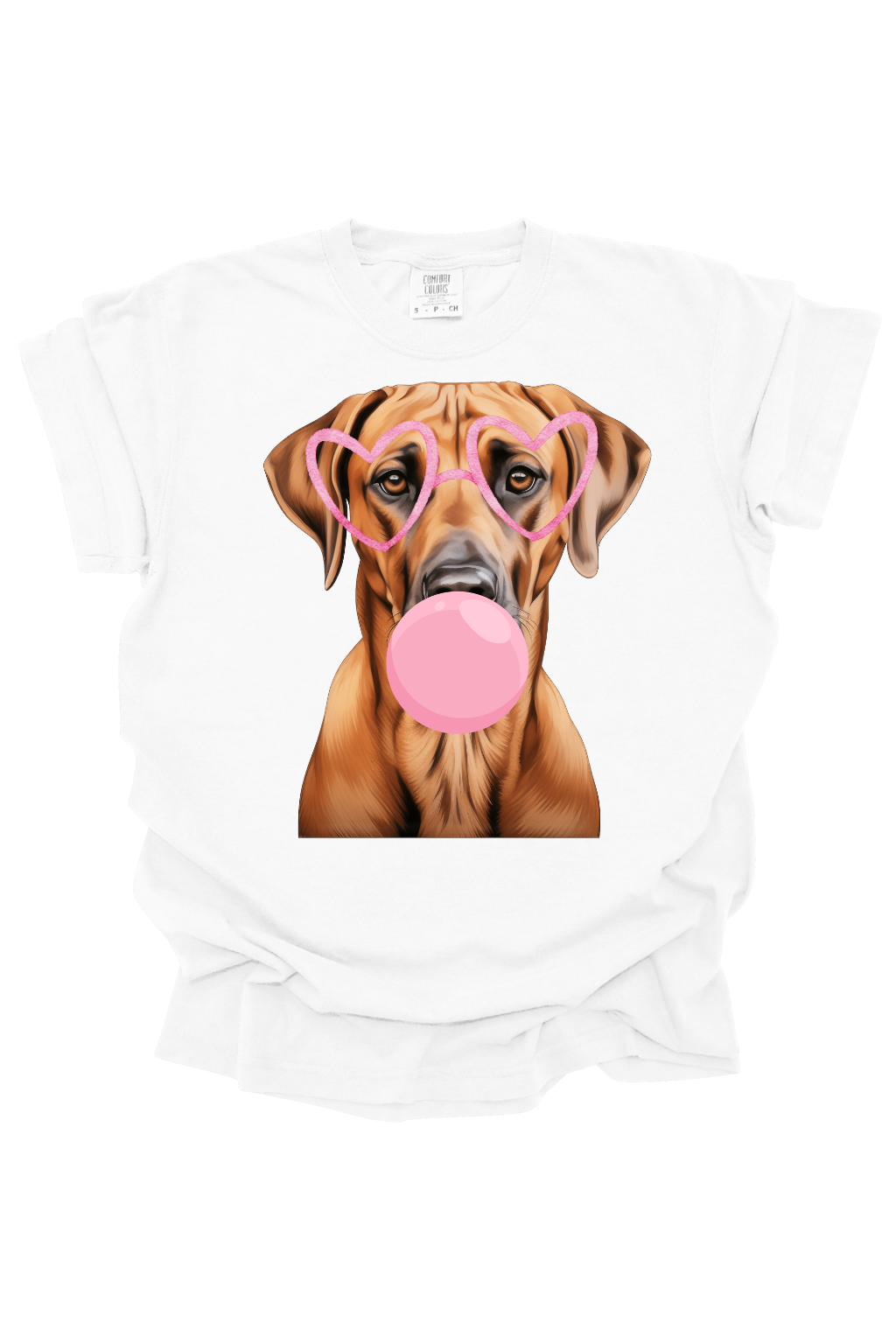 RHODESIAN RIDGEBACK BLOWING BUBBLE