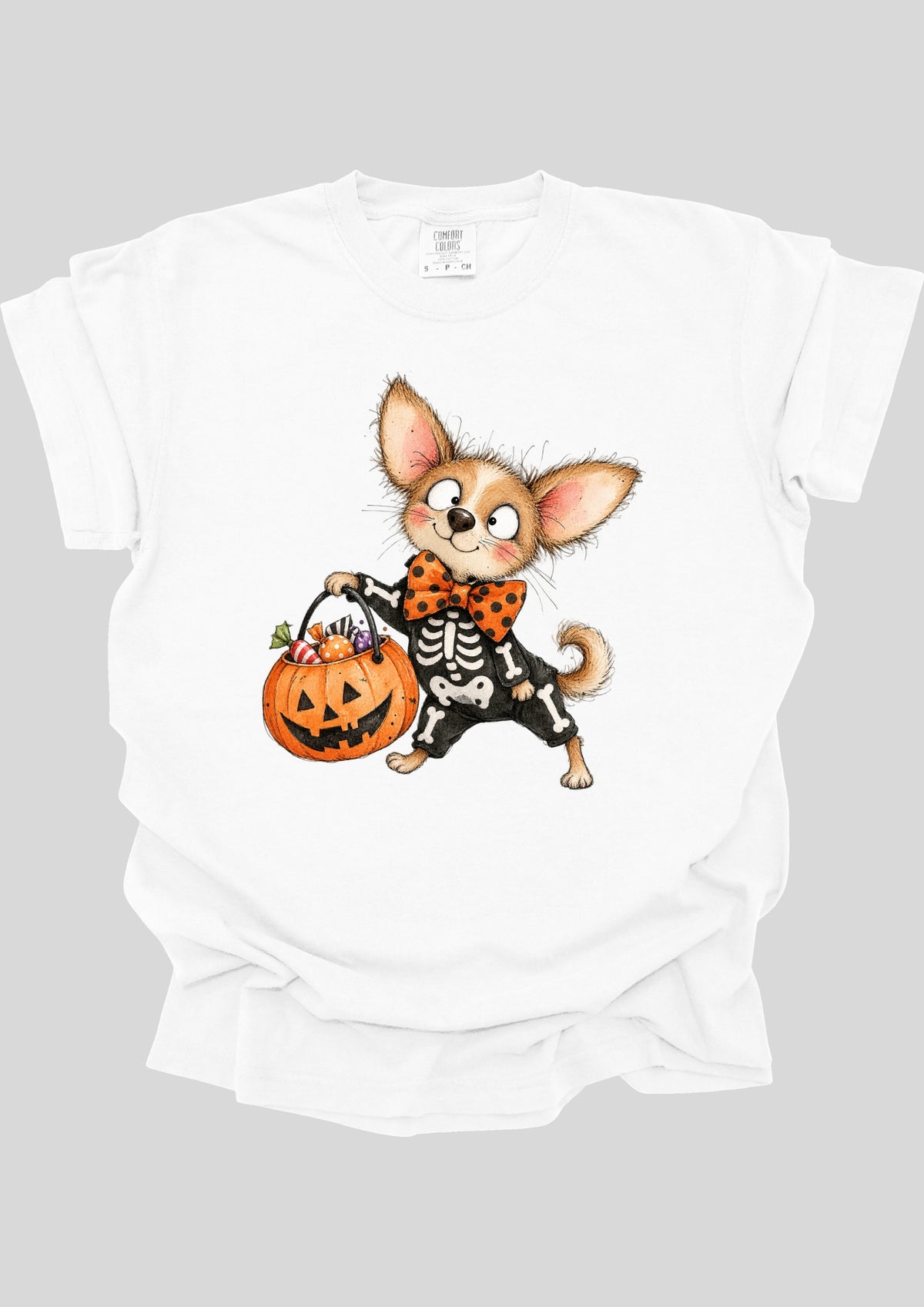 WHIMSICAL SKELETON CHIHUAHUA