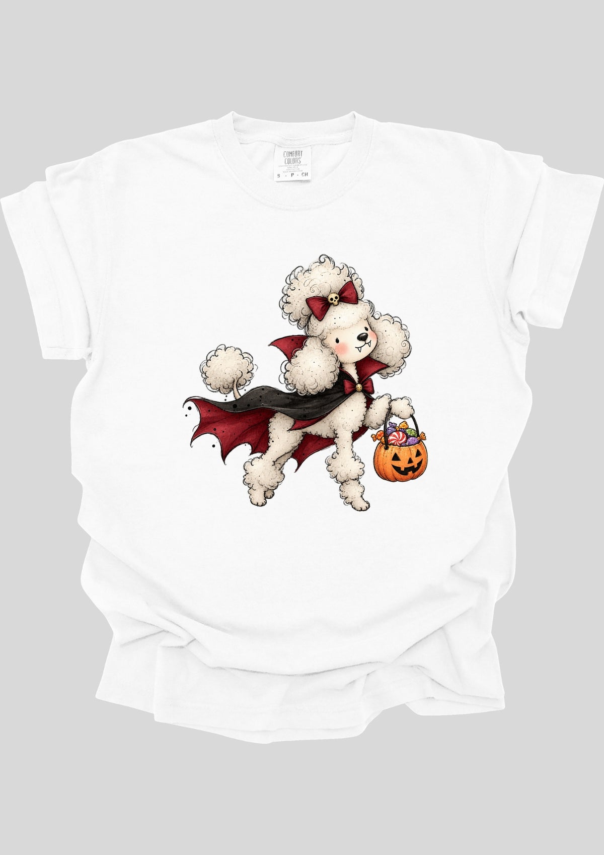 WHIMSICAL POODLE HALLOWEEN