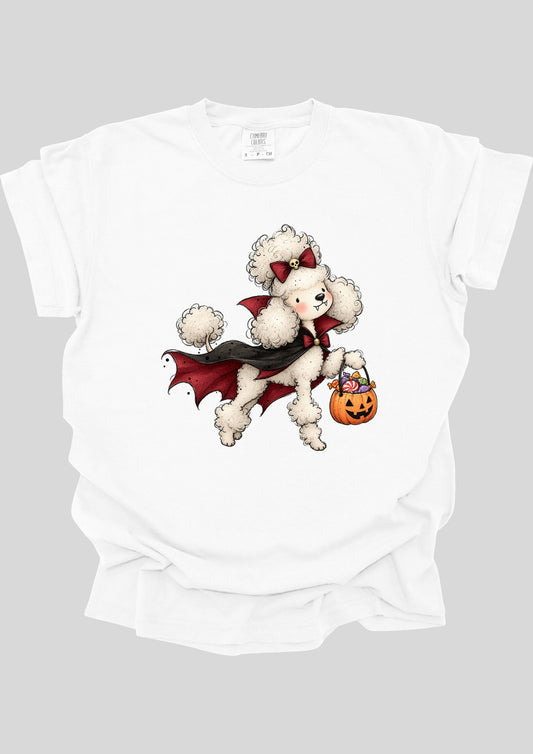WHIMSICAL POODLE HALLOWEEN