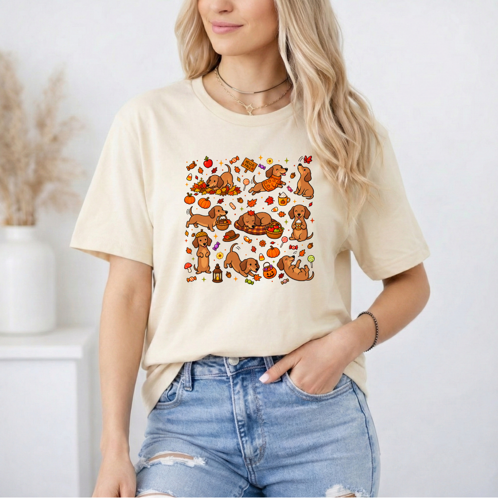DACHSHUND FALL FUN