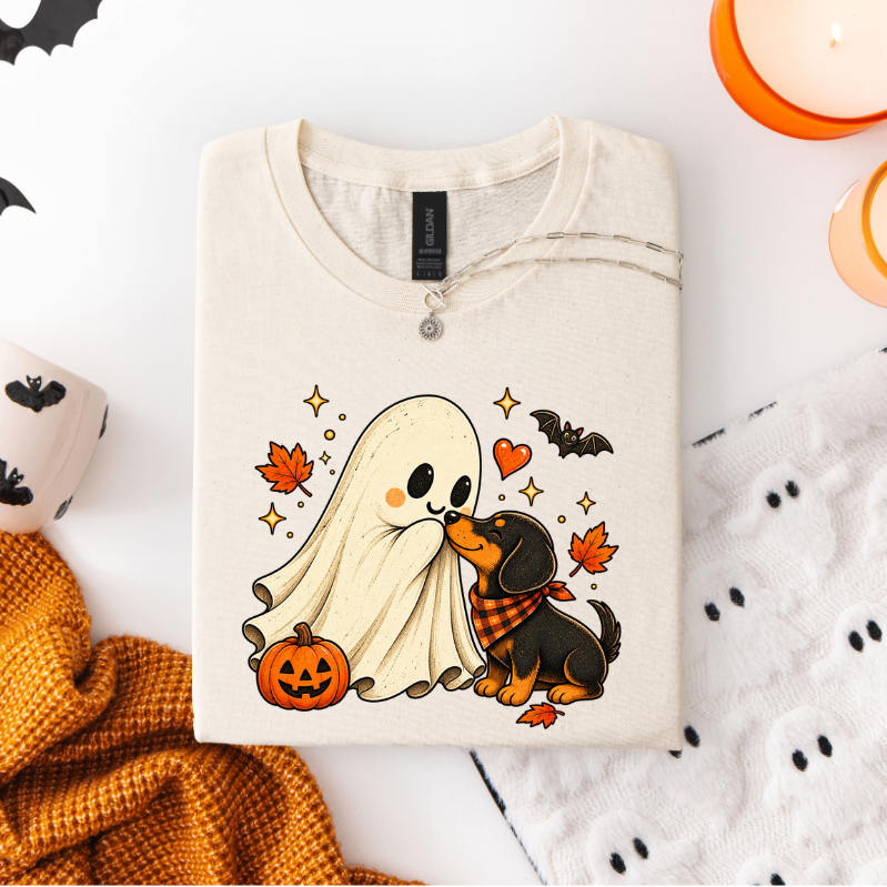 DACHSHUND AND GHOST LOVE