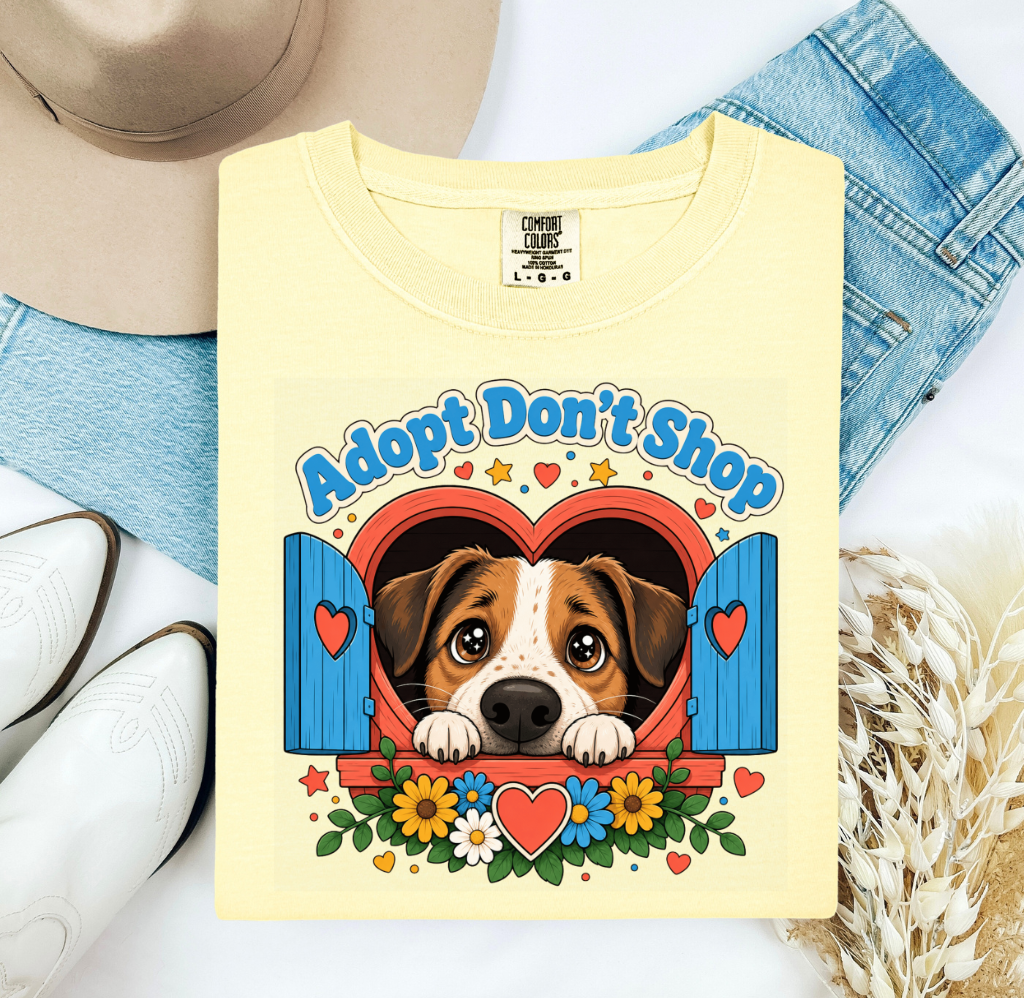 ADOPT DON'T SHOP CUTE DOG