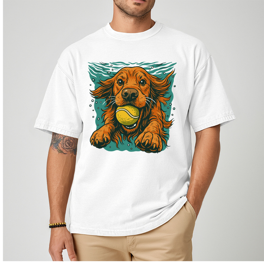 GOLDEN RETRIEVER UNDER WATER