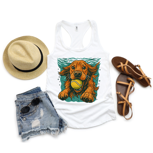 GOLDEN RETRIEVER UNDER WATER