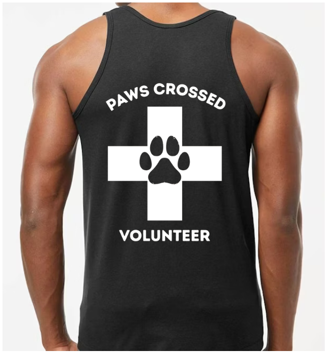 PAWS CROSSED VOLUNTEER MENS TANK